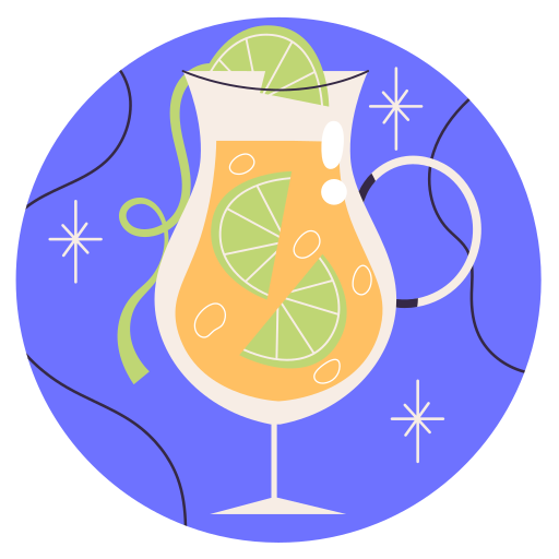 Cocktail free sticker Cocktail free sticker