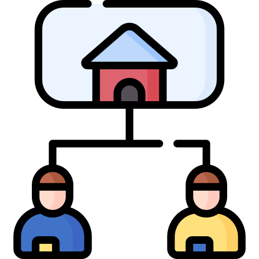 geteiltes wohnen kostenlos Icon geteiltes wohnen kostenlos Icon