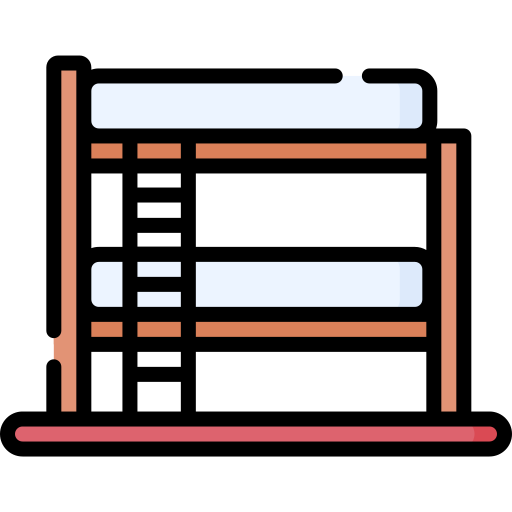 Bunk bed Special Lineal color icon