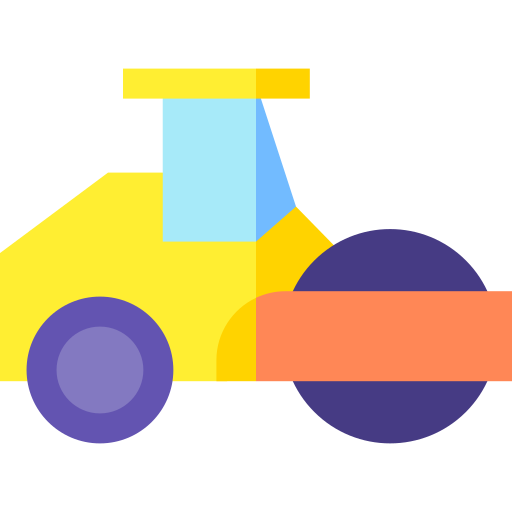 Дорожный каток бесплатно иконка Дорожный каток бесплатно иконка