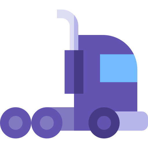 semi camión icono gratis