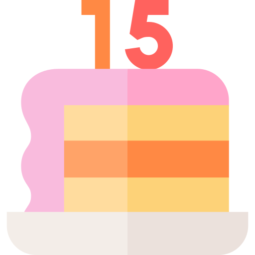 pastel de cumpleaños icono gratis