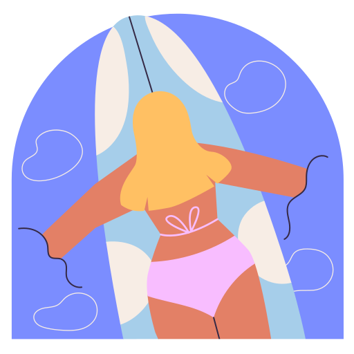 Beach free sticker Beach free sticker