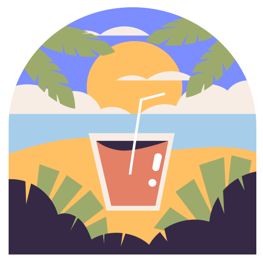 Beach free sticker Beach free sticker