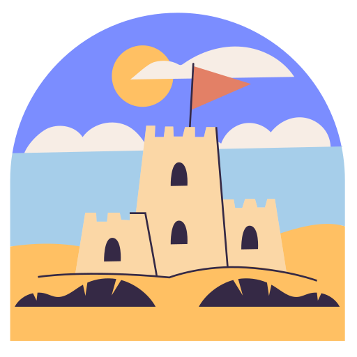 Beach free sticker Beach free sticker