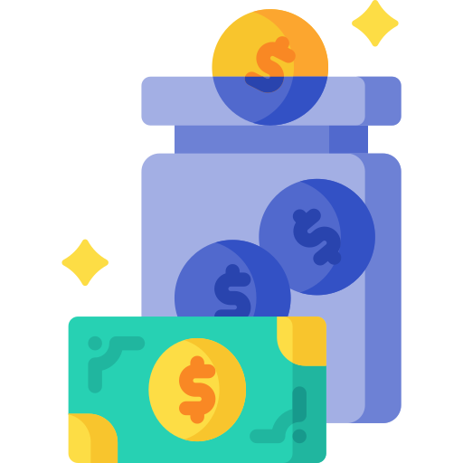 ahorros icono gratis