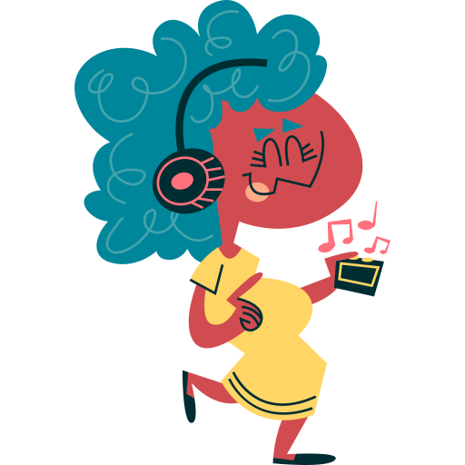 Music free sticker