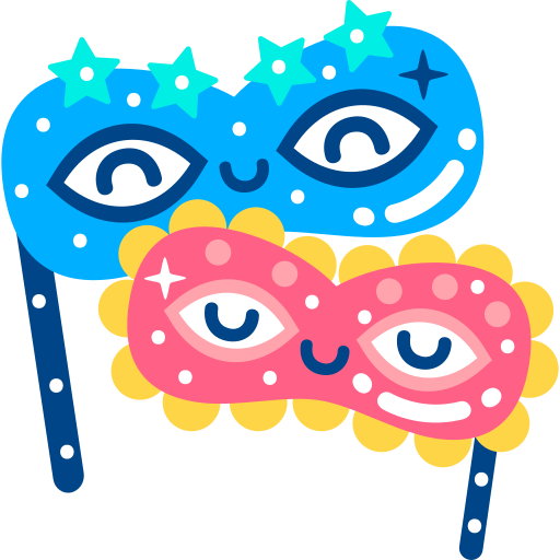 Eye mask Stickers - Free entertainment Stickers