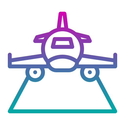 flugzeugankunft kostenlos Icon flugzeugankunft kostenlos Icon