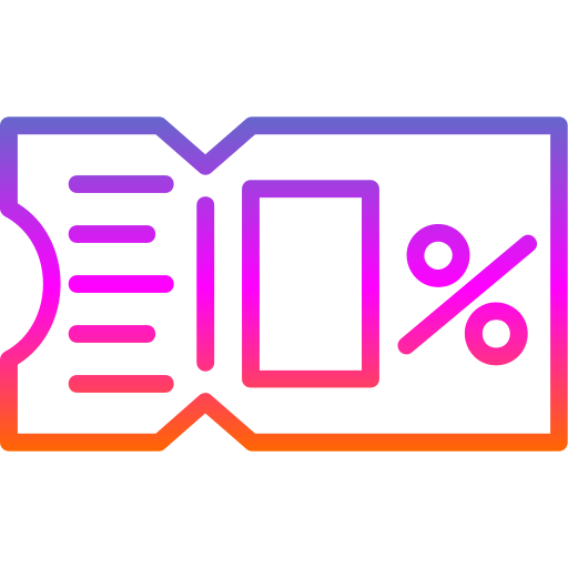 Ticket free icon