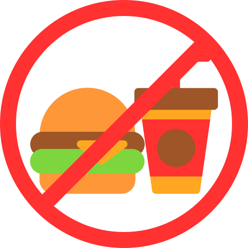 No fast food - free icon