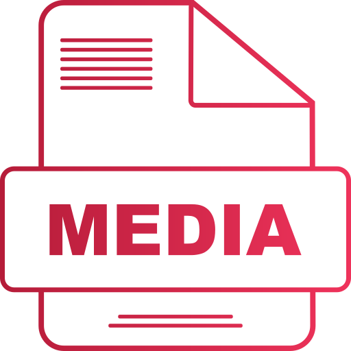 medios de comunicación icono gratis