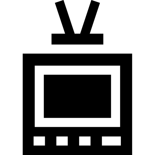 télévision Icône gratuit télévision Icône gratuit