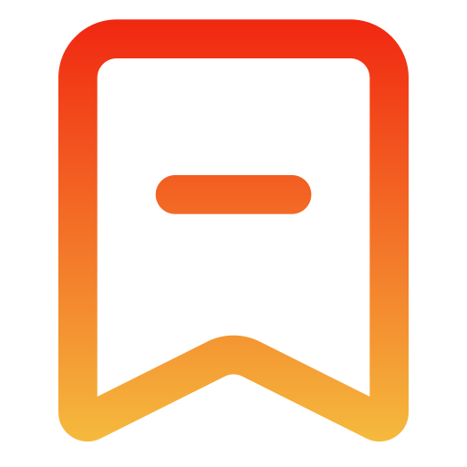 marcador menos icono gratis