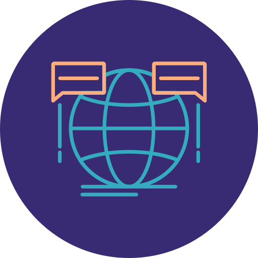 comunicacion global icono gratis