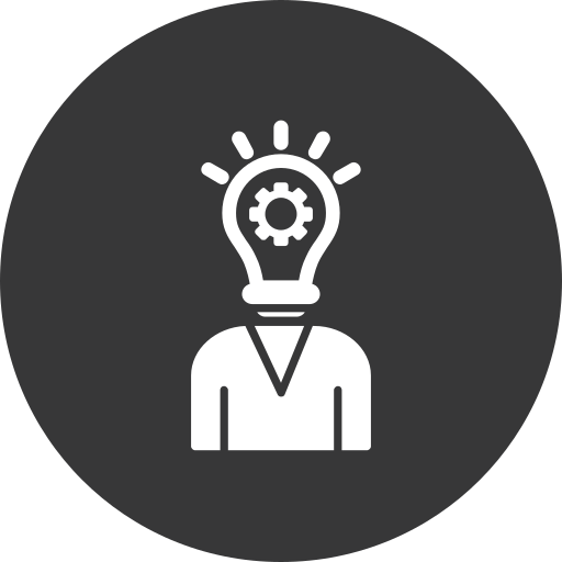 mente creativa icono gratis