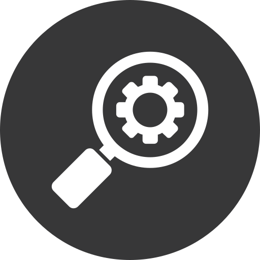 Magnifying glass Generic black fill icon