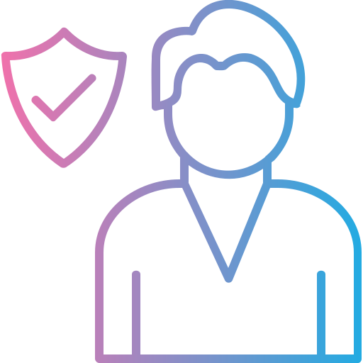 seguro de empleado icono gratis