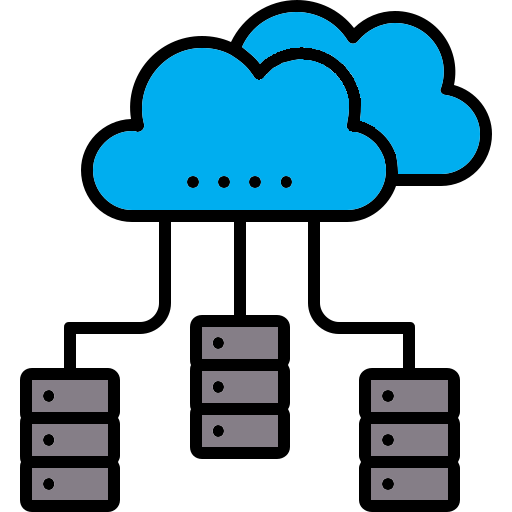 base de datos distribuida icono gratis