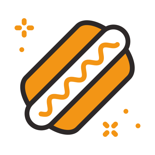 hot dog icono gratis