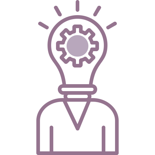 mente creativa icono gratis