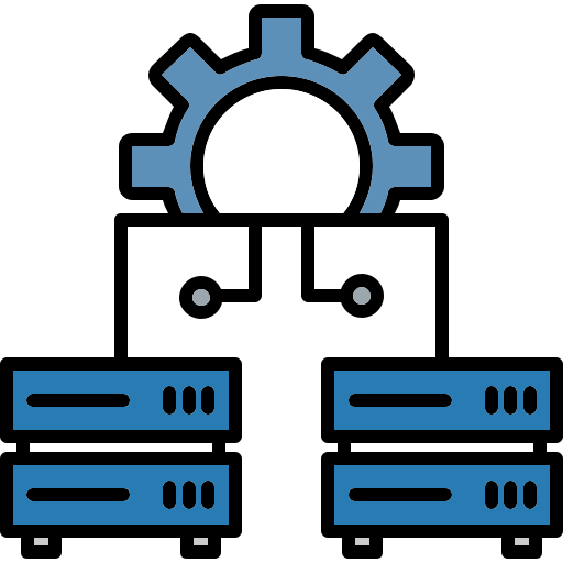 Database management Generic color lineal-color icon