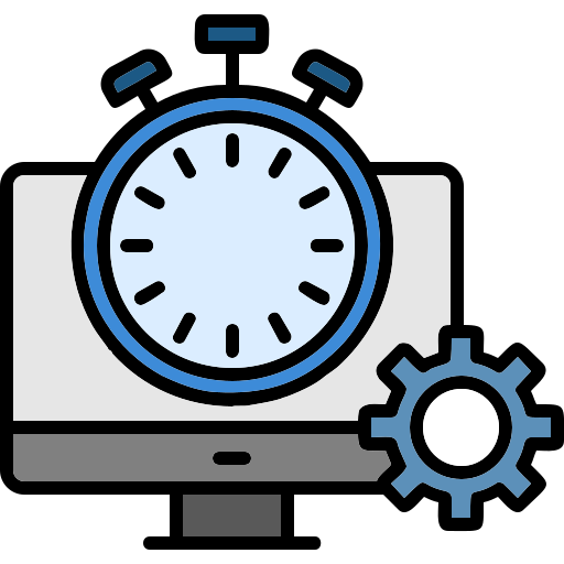 Fast Processing Free Icon