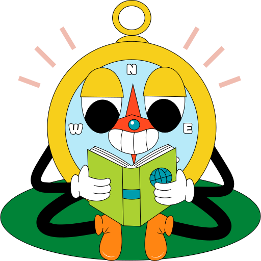 Geography free sticker