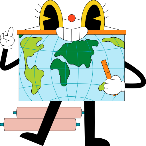 Geography free sticker Geography free sticker