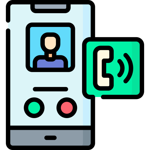 llamada de voz icono gratis