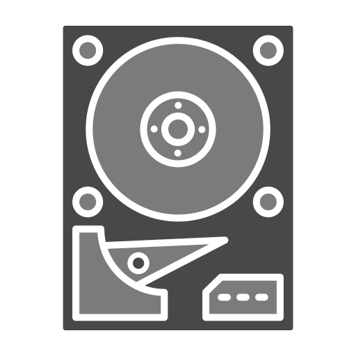 Hard disk Generic color fill icon