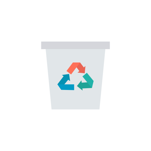 papelera de reciclaje icono gratis