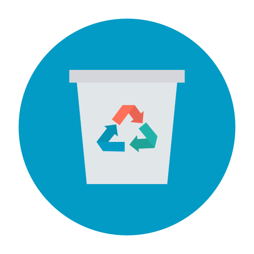 Recycle bin Dinosoft Circular icon