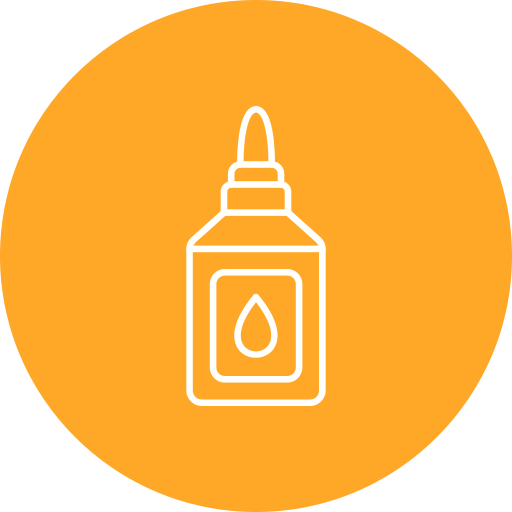 Liquid glue free icon Liquid glue free icon