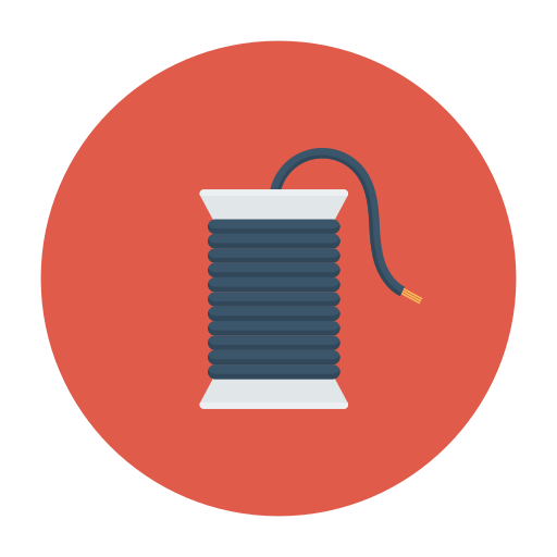 carrete de cable icono gratis