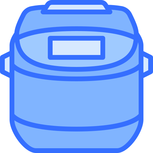 Multicooker Coloring Blue icon