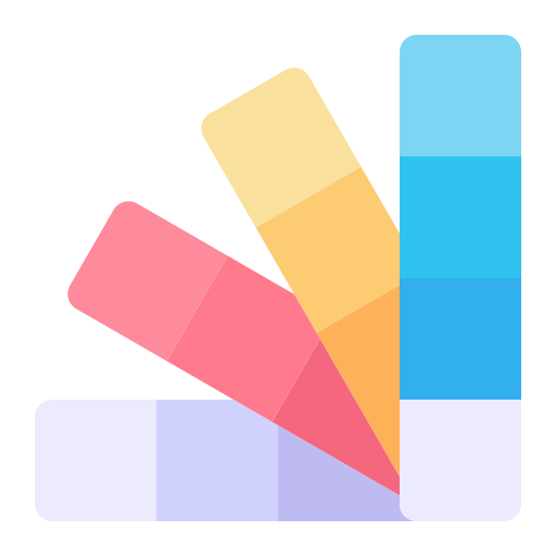 paleta de color icono gratis