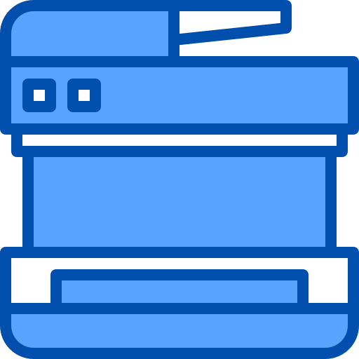 Printer Machine Xnimrodx Blue Icon