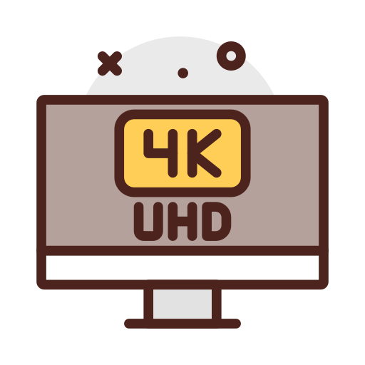 4k grátis ícone