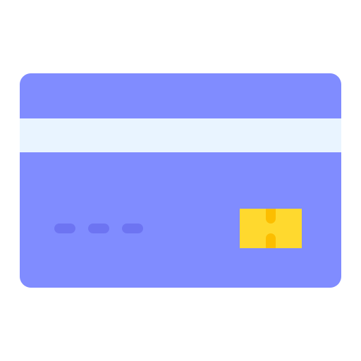 Credit card Good Ware Flat icon