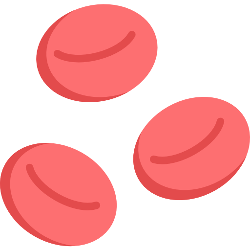 Red blood cells free icon