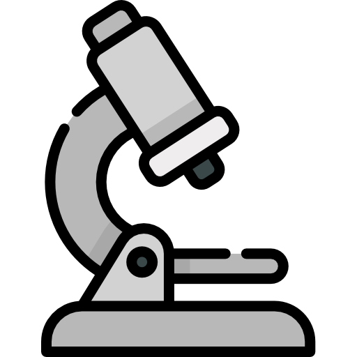 stereo microscope drawing with parts - Clip Art Library