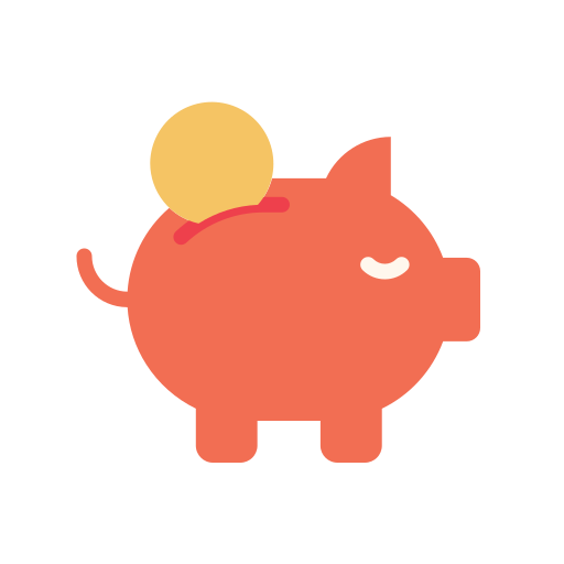 Piggy bank Good Ware Flat icon