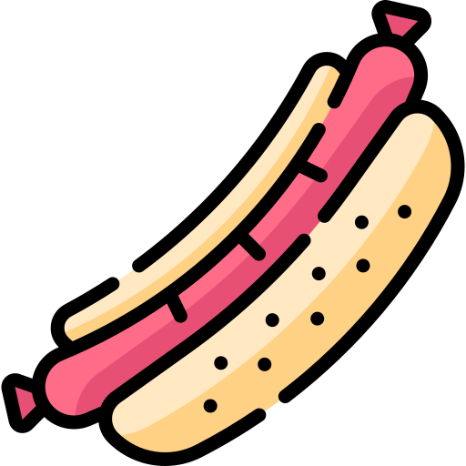 hot dog icono gratis