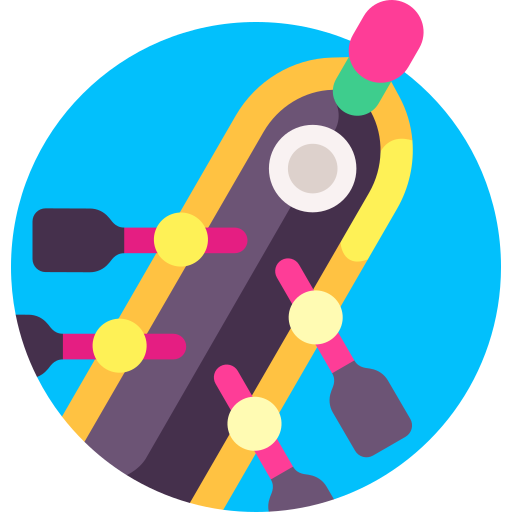 carrera de botes icono gratis