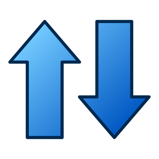 up-and-down-arrows-generic-gradient-lineal-color-icon