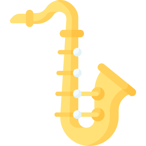 saxofón icono gratis