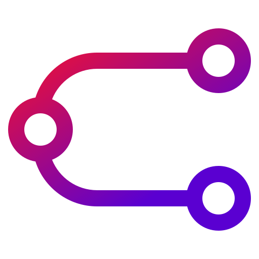 Node Generic gradient outline icon