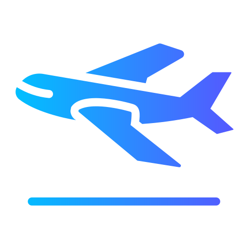 Plane Generic gradient fill icon