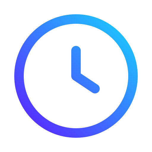 Clock Generic gradient outline icon